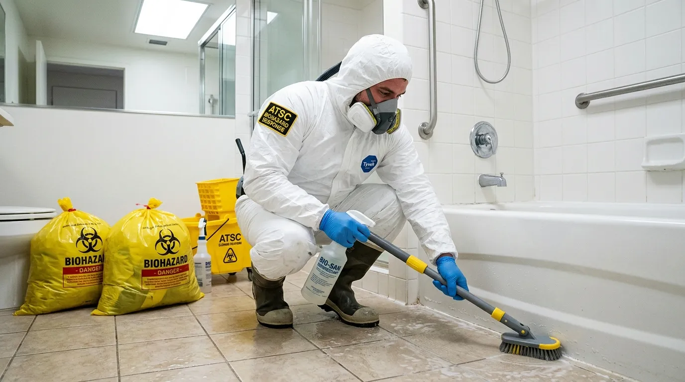 Decontamination equipment deployed for Blood Cleanup in Winton